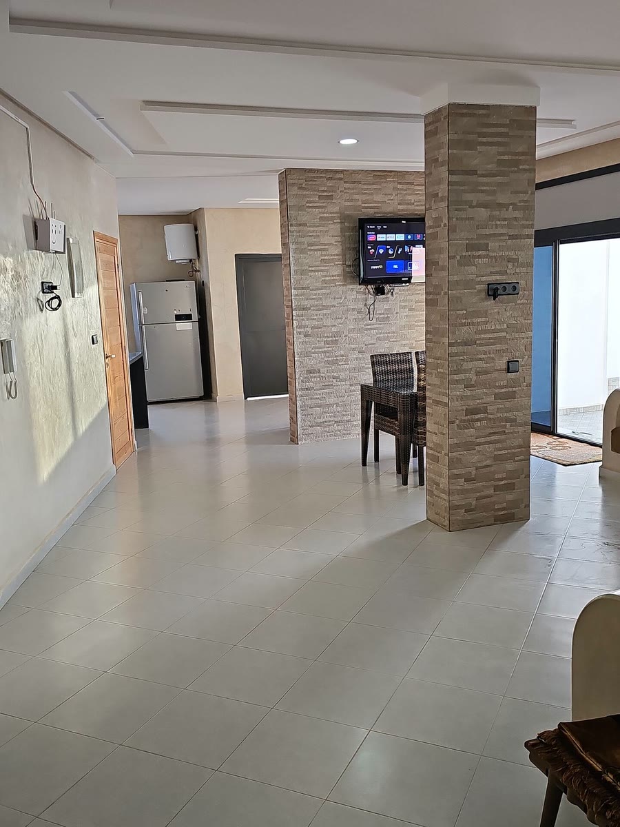 Apartment 5 Amouage Mirleft – living room with ocean view